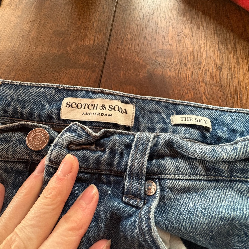 Scotch & Soda Women's High-Rise Blue Jeans
